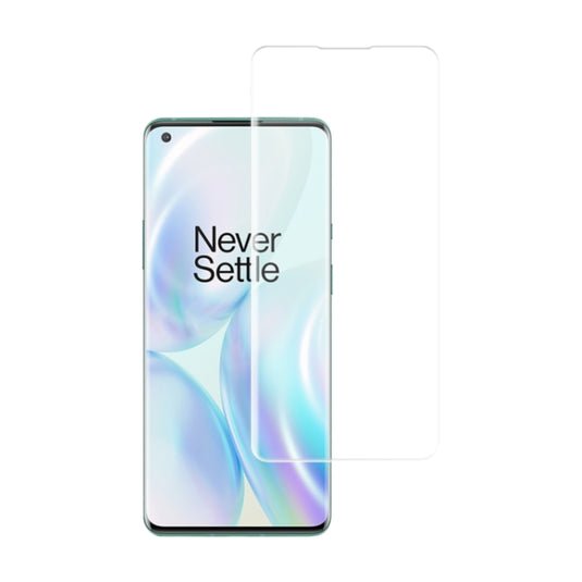 [UV Glue] [HD] OnePlus 8/5G (T-Mobile)/5G UW (Verizon) - UV Full Covered Curved 9H Tempered Glass Screen Protective Protector