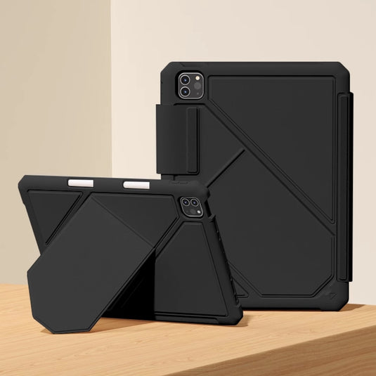 [With Pen Slot] Apple iPad 10.2" 7th/8th/9th (2019/2020/2021) - Full Coverage Shockproof Air Cushion Magnetic Case