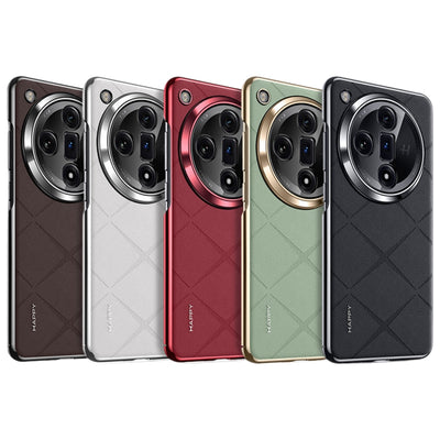 OPPO Find X8 Pro - Plain Leather PC Phone Case - i-Station Mobile Phone & Electronic Device Repair and Accessories