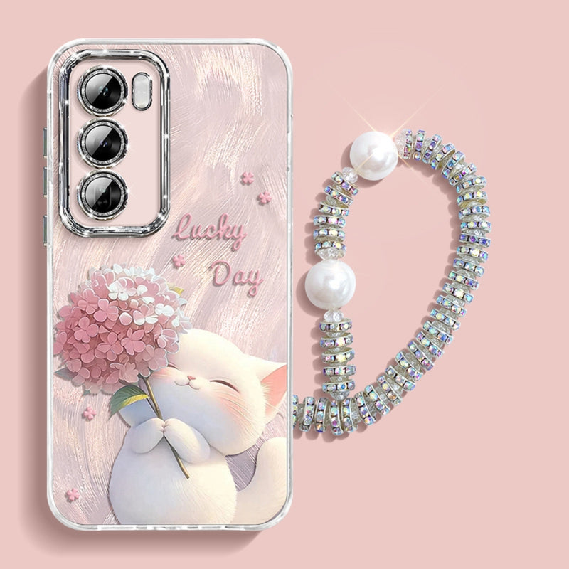 Load image into Gallery viewer, OPPO Reno12/Pro - Silk Bow Style Fashion Full Cover Anti Drop Phone Case
