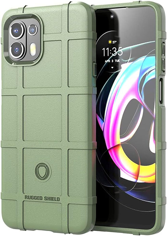 Motorola Moto Edge 20 Fusion/Edge 20 Lite - Shield Shockproof Rugged Heavy Duty Case With 2PC 9H Glass Screen Protector