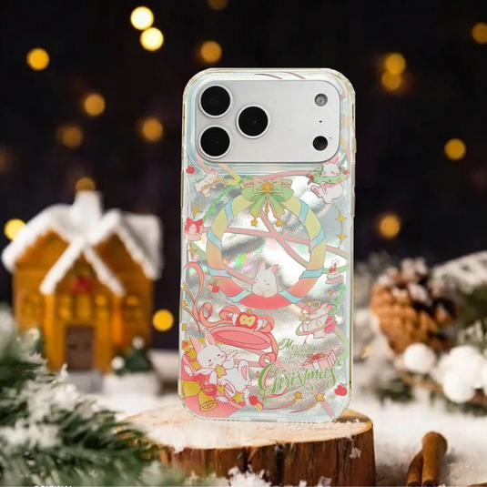 [Magsafe Compatible] Apple iPhone 17/Pro/Pro Max - Christmas Double-Layer Matte Shockproof Case
