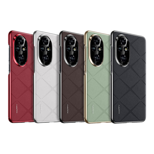 Honor 100/Pro - Plain Leather PC Phone Case