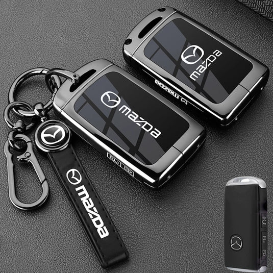 Mazda Zinc Alloy Car Key Protective Case For CX5, CX3, CX30, CX7, CX9, Mazda 2, 3, 6