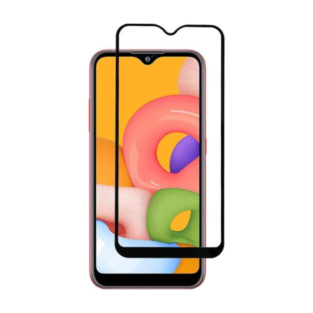 [Full Covered] Samsung Galaxy A01 (A015) - 9H Hardness HD Tempered Glass Screen Protector - i-Station Mobile Phone & Electronic Device Repair and Accessories