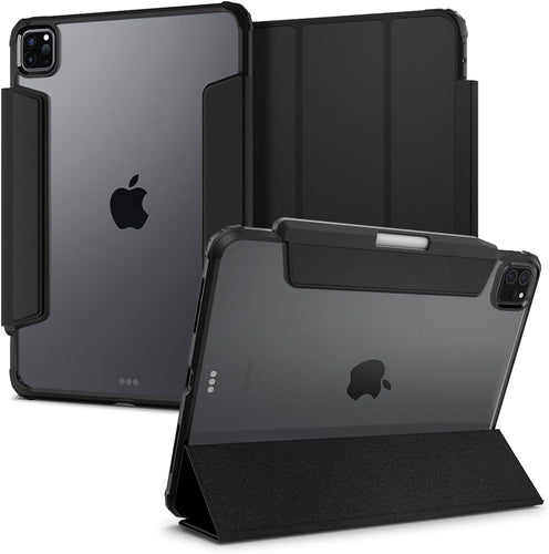 [Built-in Stand][With Pencil Holder] Apple iPad Pro 11 Case 2022/2021/2020/2018 [M2/M1/4th/3rd/2nd/1st Gen]  SPIGEN Air Cushion Protective Technology Hard Transparent Back Clear Cover Case