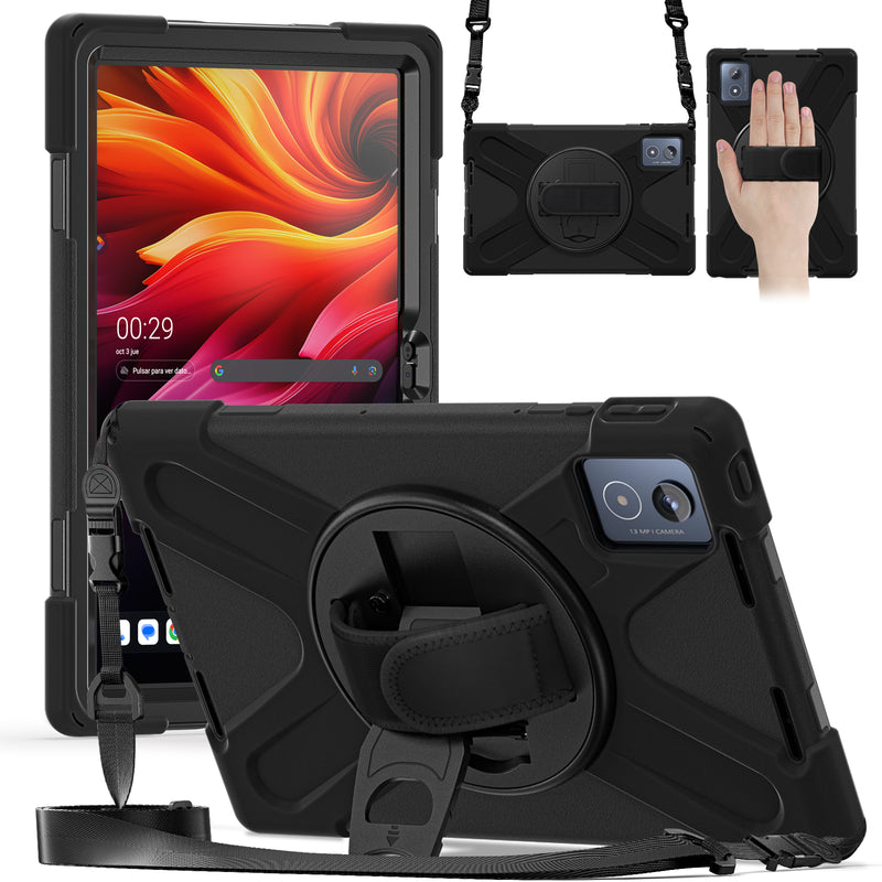 Load image into Gallery viewer, [Built-in Stand] Lenovo Tab K11 Plus 11.45&quot; 2024 (TB352FU/XU) - Kid Shockproof Heavy Duty Series Case With Shoulder Strap
