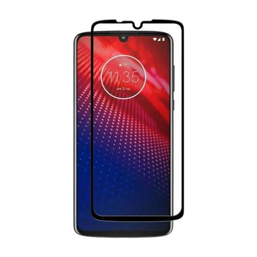 [9D Full Covered] Motorola Moto Z4 - Tempered Glass Screen Protector