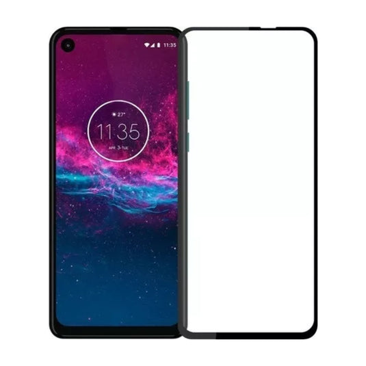 [9D Full Covered] Motorola Moto One Action / One Vision - Tempered Glass Screen Protector