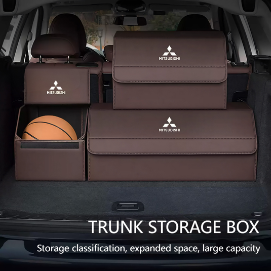Mitsubishi Microfiber Leather Car Trunk Storage Box for Outlander, ASX, Eclipse Cross, L200, Pajero, Triton, Lancer EX - i-Station Mobile Phone & Electronic Device Repair and Accessories