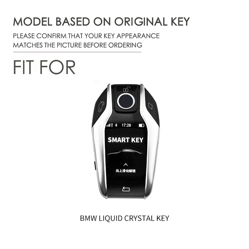 Load image into Gallery viewer, BMW Metal Shell &amp; Soft Silicone Full Protection Car Key Fob Case Cover For 5, 6, 7 Series, X3, X5, X6, X7 - i-Station Mobile Phone &amp; Electronic Device Repair and Accessories
