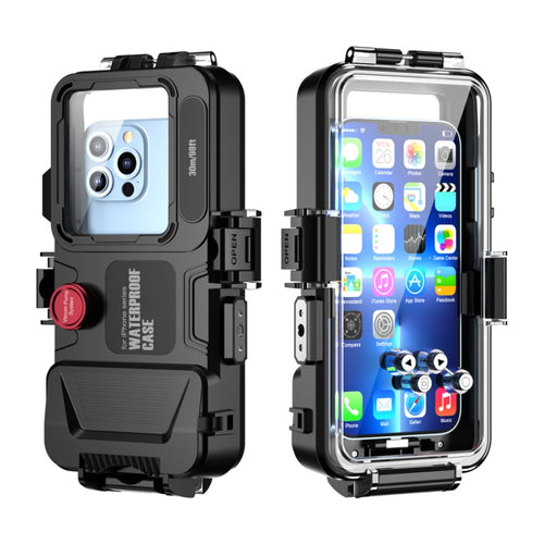 [Diving IPX8 30M/98FT Waterproof] Apple iPhone 12 / 12 Mini / 12 Pro / 12 Pro Max - Underwater Protective Lanyard Phone Case