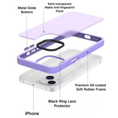 Apple iPhone 11/Pro/Pro Max Translucent PC + TPU Shockproof Silicone Essentials Series Case - i-Station Mobile Phone & Electronic Device Repair and Accessories
