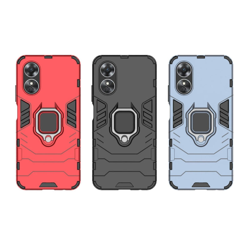 Load image into Gallery viewer, OPPO A17 / A17K - Heavy Duty Armor Case With Ring Holder Stand - Polar Tech Australia
