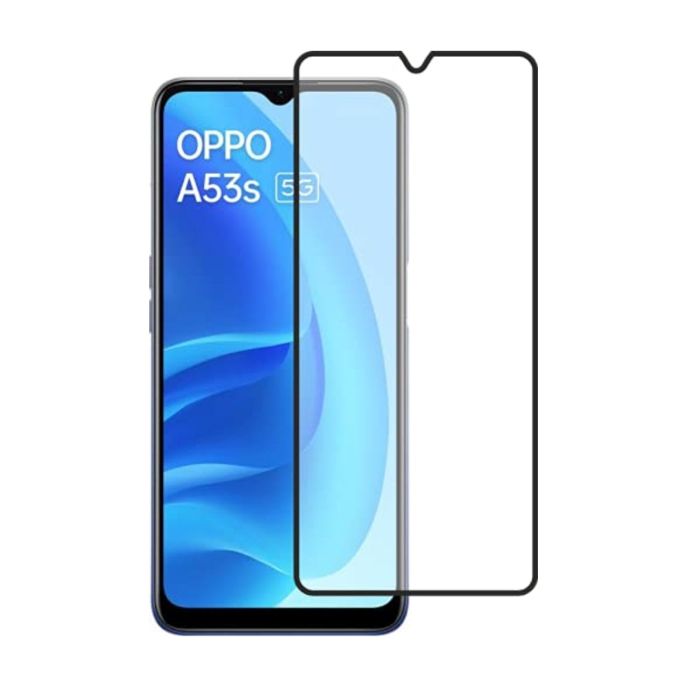 [Full Covered] OPPO A53s 5G 2021 (CPH2321) - 9H Hardness HD Tempered Glass Screen Protector - i-Station Mobile Phone & Electronic Device Repair and Accessories