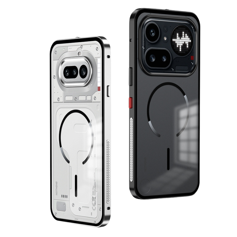 Load image into Gallery viewer, Nothing Phone (4a)/Pro Metal Frame Snap-On Acrylic Shockproof Phone Case - i-Station Mobile Phone &amp; Electronic Device Repair and Accessories
