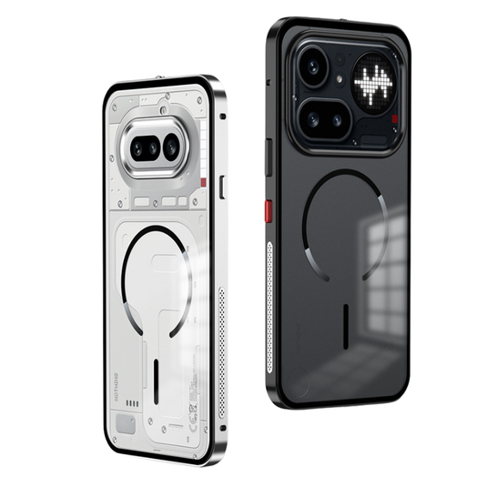 Nothing Phone (4a)/Pro Metal Frame Snap-On Acrylic Shockproof Phone Case - i-Station Mobile Phone & Electronic Device Repair and Accessories