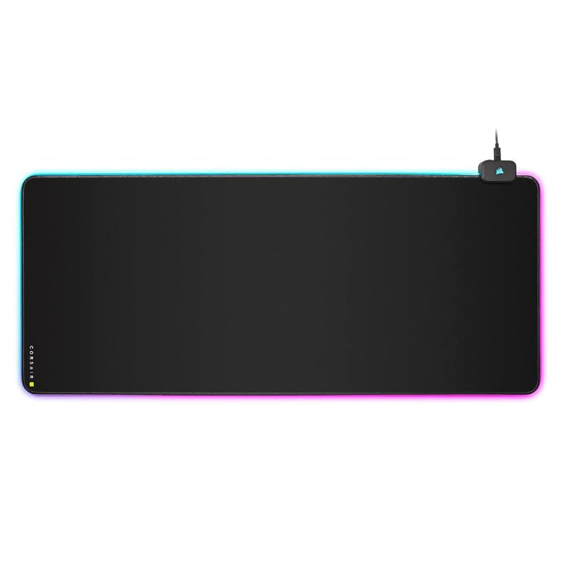 Load image into Gallery viewer, CORSAIR MM700 RGB Extended XL Cloth Gaming Mouse Pad Black CH-9417070-WW
