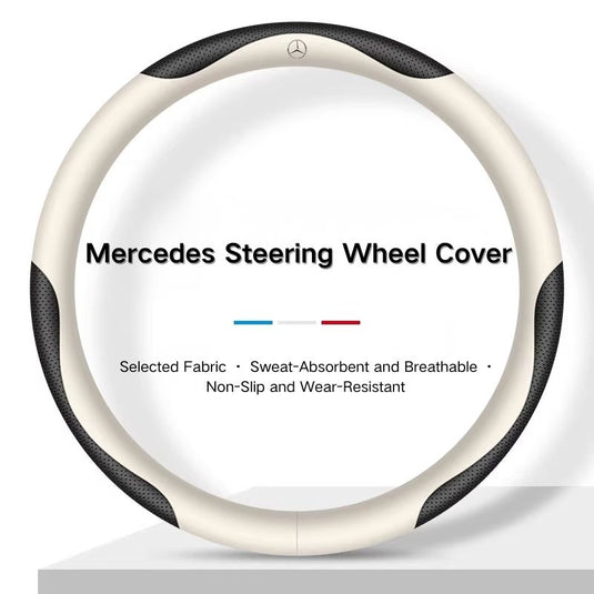 Mercedes-Benz Skin-friendly & Breathable Steering Wheel Cover For C260L, E300L, A180L, GLA/GLB, GLC, CLA