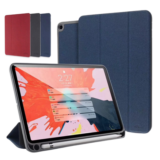 Apple iPad 7th(2019)/iPad 8th(2020)/iPad 9th(2021) 10.2" & Air 3 & Pro 2 10.5“ Mutural Smart Stand PU Leather Business Style Case