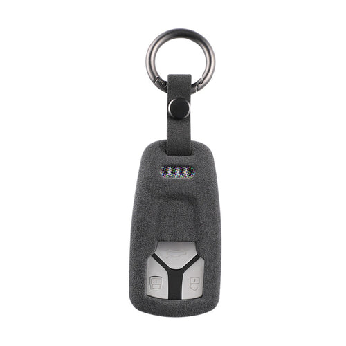 Audi Alcantara Car Remote Key Case For A4, A5, A6, Q5, Q7, S4, S5, S7