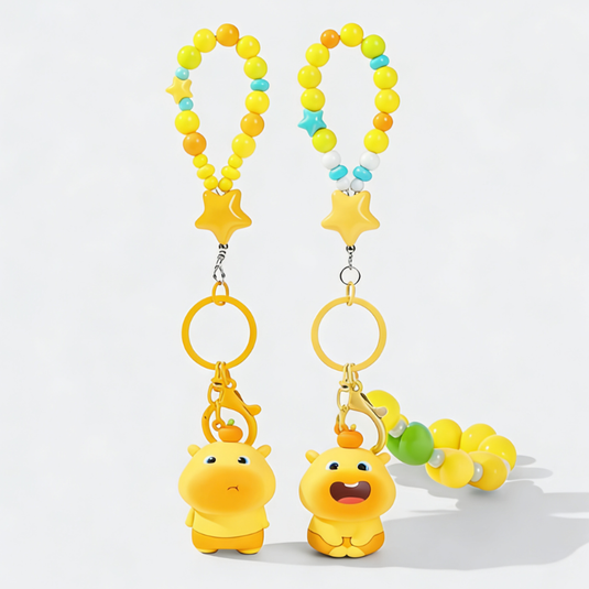 Capybara Cartoon Keychain for Car Keys & Bag Pendant