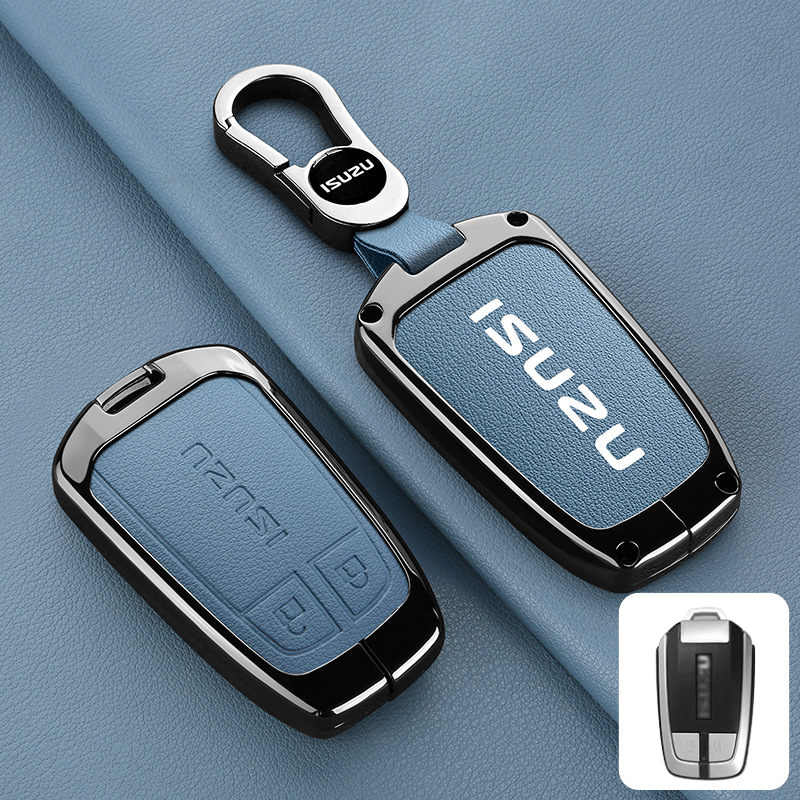 Load image into Gallery viewer, Isuzu Aluminum Alloy Shockproof Car Key Case Cover for D-Max, MU-X, Lingtuo, Ruimai
