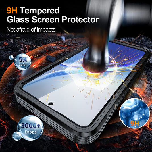[FS Series][MagSafe Compatible] Samsung Galaxy S26 FE - Transparent Full Covered Waterproof Shockproof Armor Case