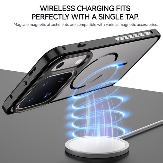 [Magsafe Compatible] OPPO Find X10 / Pro Max / E - Transparent Essentials Series Case With Metal Frame
