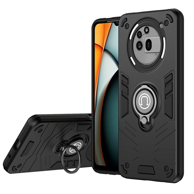 Load image into Gallery viewer, [Built-in Ring Bracket][With Slide Lens Cover] Nothing Phone (3a)/Pro Mecha-style Anti-slip Protective Hard Heavy Duty Series Case - i-Station Mobile Phone &amp; Electronic Device Repair and Accessories
