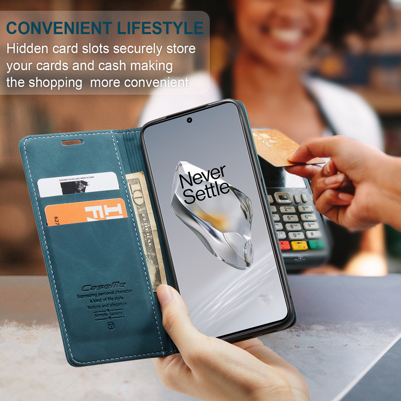 Load image into Gallery viewer, [With Card Slot] OnePlus 11 5G - Business Full-Body Matte Flip Shockproof Case
