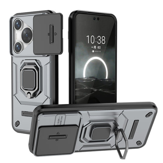 [Built-in 360-degree rotatabl bracket][Camera Cover] Huawei Mate 60/Pro/Pro+ Shield Shockproof Rugged Heavy Duty Case