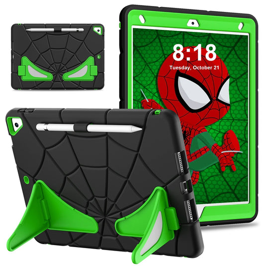 [Built-in Stand][With Pen Slot] Apple iPad Pro 11-inch M4/M5 (2024/2025) Spiderman Cartoon Kids Full-cover Silicone Shockproof Case - i-Station Mobile Phone & Electronic Device Repair and Accessories