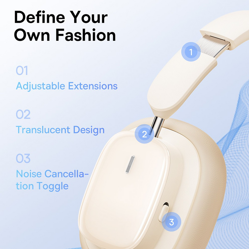 Load image into Gallery viewer, Baseus Bowie H1i Noise-Cancellation Wireless Headphones (A00050402113-00/A00050402223-00/A00050402633-00)
