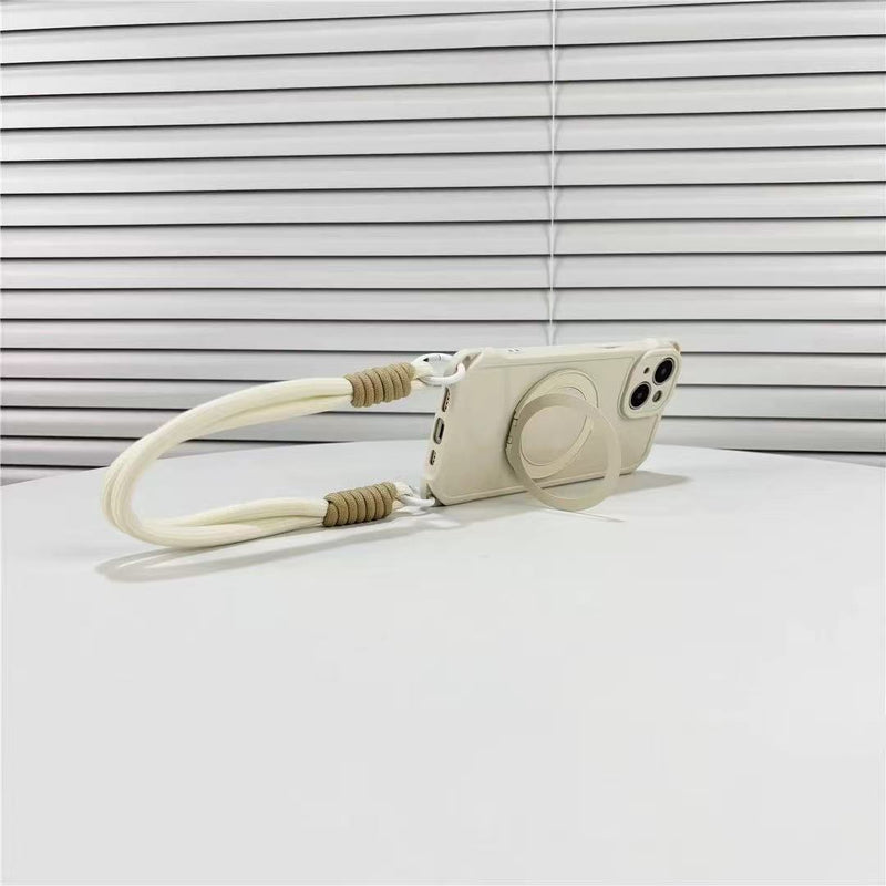 Load image into Gallery viewer, [With Lanyard] Samsung Galaxy A56 - 360° Rotatable Magnetic TPU Phone Case
