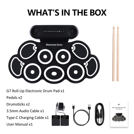 Kids Roll-Up Portable Electronic Drum Pad Kit - i-Station Mobile Phone & Electronic Device Repair and Accessories