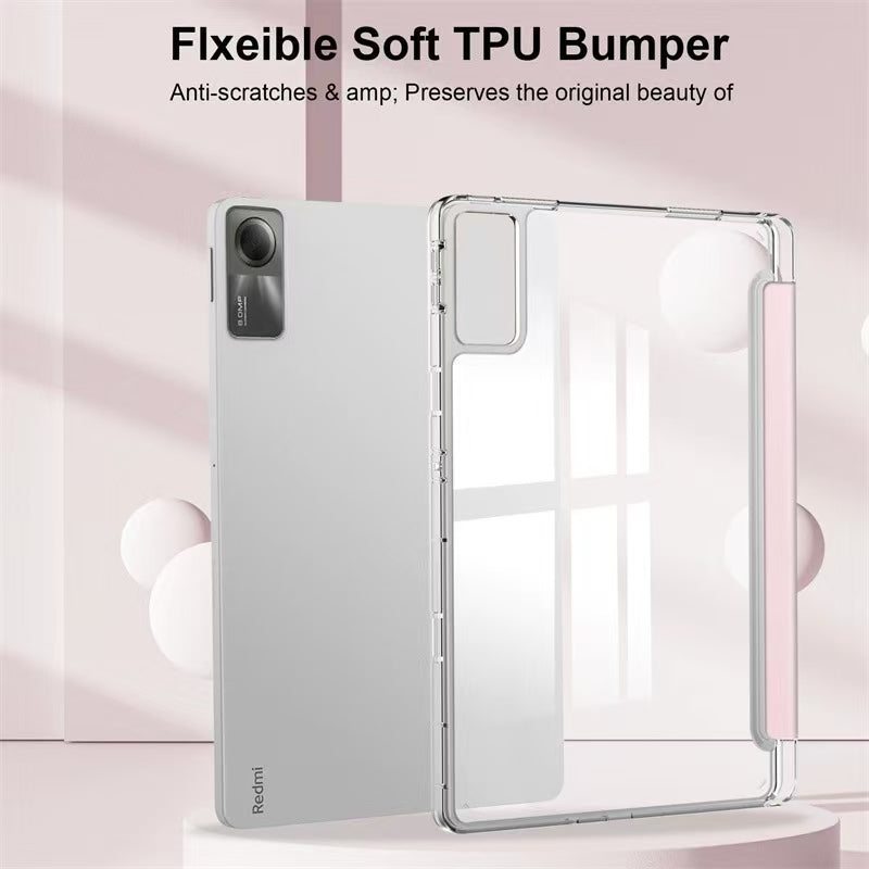 Load image into Gallery viewer, Xiaomi Redmi Pad SE 11’’ (2023) Translucent FlipCover Case With Pen Slot
