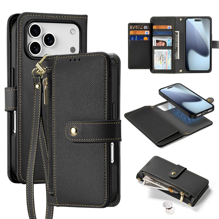 Load image into Gallery viewer, [Detachable][Magsafe Compatible] Apple iPhone 17/Air/Pro/Pro Max Multi-functional Leather Wallet Case With Card Slot
