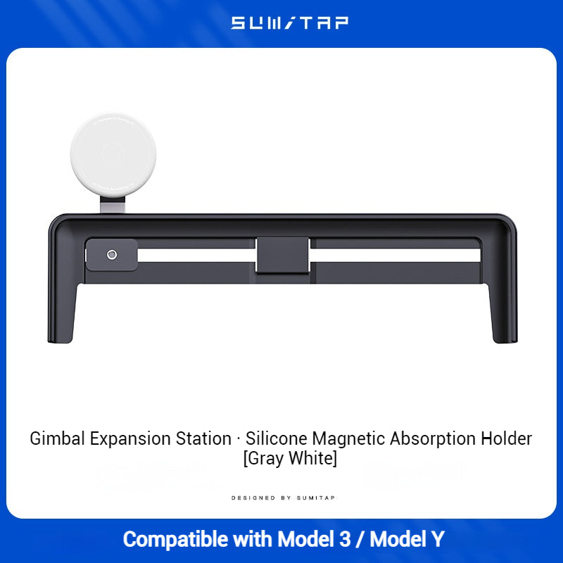 Load image into Gallery viewer, Tesla Car-Specific Model 3/Y For Silicone Magnetic MagSafe Sliding Car Screen Mount - i-Station Mobile Phone &amp; Electronic Device Repair and Accessories
