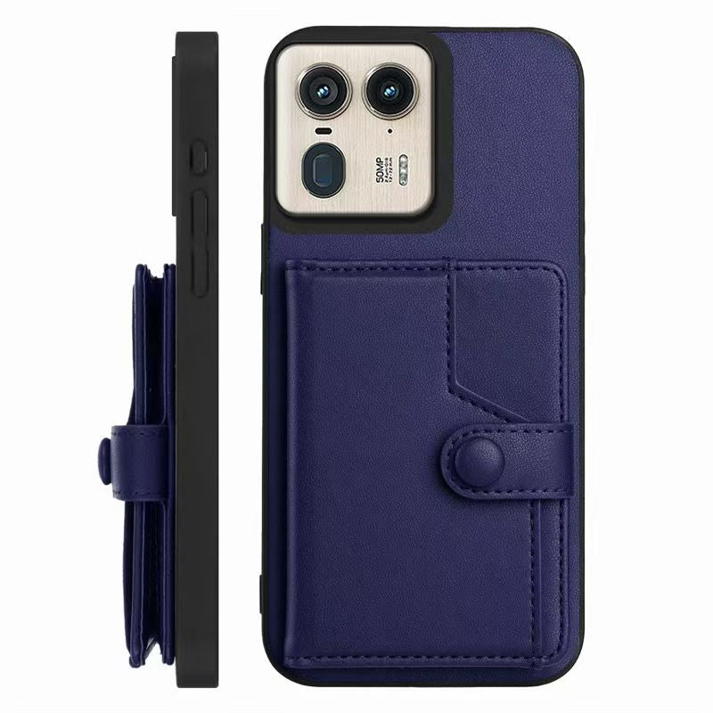 Load image into Gallery viewer, [Built-in Card Slot] Motorola Moto Edge 50/Neo Leather Shockproof Wallet Series Case
