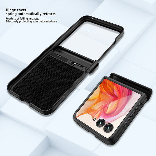 Motorola Moto Razr 50/Ultra Hinge Grid Shockproof Protective Case
