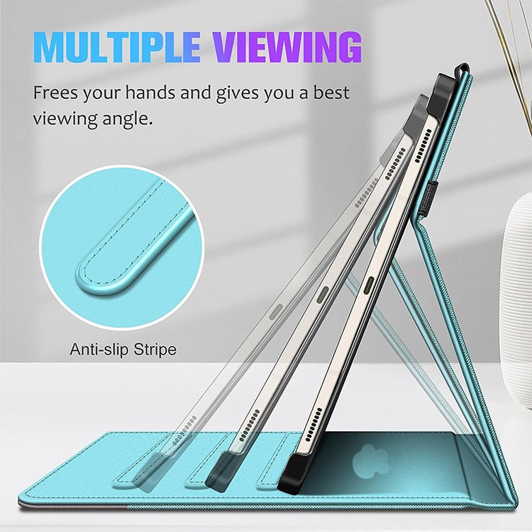 Load image into Gallery viewer, [With Pen Slot] Samsung Galaxy Tab S8 Ultra &amp; S9 Ultra &amp; S10 Ultra 14.6&quot; Multi-angle Flip Cover Stand Series Case
