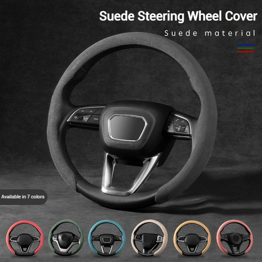 Nissan Suede Car Steering Wheel Covers For Teana (14th Gen), Sylphy Classic, X-Trail, Qashqai, Tiida, Sunny, Livina - i-Station Mobile Phone & Electronic Device Repair and Accessories