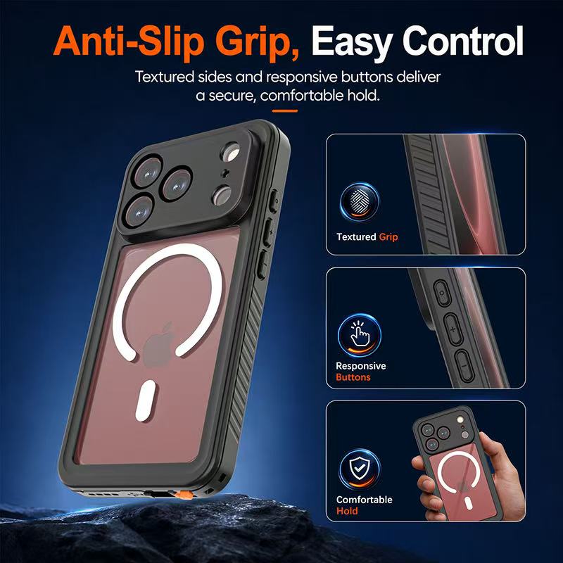 Load image into Gallery viewer, [FS Series][Magsafe Compatible] Apple iPhone 17 / 18 Pro Full Covered Waterproof Heavy Duty Shockproof Armor Case

