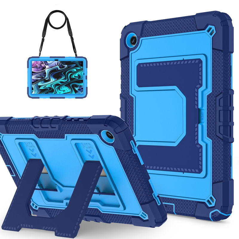 Load image into Gallery viewer, [Built-in Stand][With Shoulder Strap] Samsung Galaxy Tab A9 Plus &amp; A11 Plus 11" Kids Full-cover Heavy Duty Case

