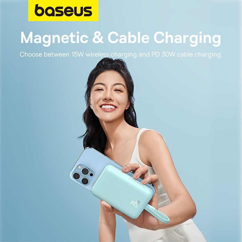 Baseus Magnetic Mini Wireless Fast Charge Power Bank iP Edition 10000mAh 20W - i-Station Mobile Phone & Electronic Device Repair and Accessories