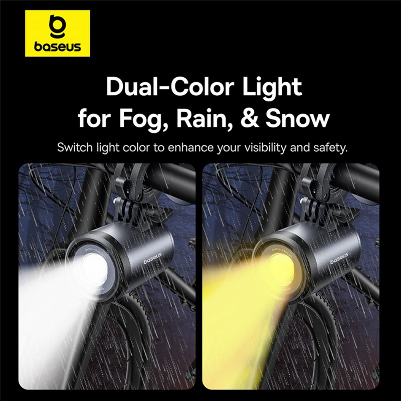 Load image into Gallery viewer, Baseus PrimeTrip Series Dual-Color Bike Light 2-in-1 Set-Cosmic Black
