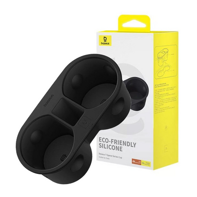 Baseus T-Space Series Cup Holder for Tesla Cluster Black - i-Station Mobile Phone & Electronic Device Repair and Accessories