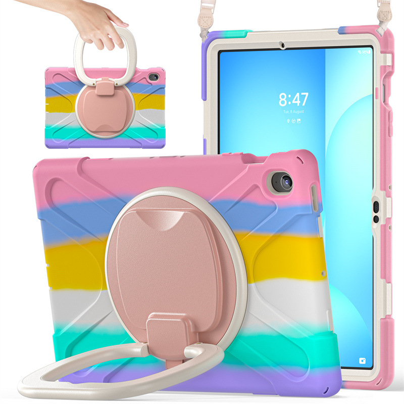Load image into Gallery viewer, Samsung Tab S10 FE Plus 13.1&quot; 2025 - 360 Degree Rotation Heavy Duty EVA Kid Friendly Ring Holder Stand Case - i-Station Mobile Phone &amp; Electronic Device Repair and Accessories
