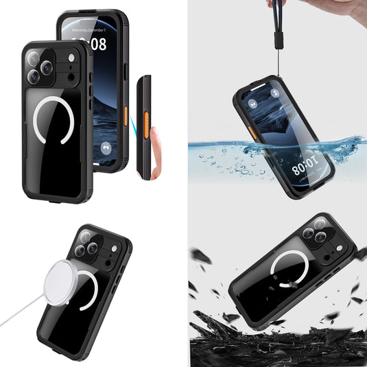 [Magsafe Compatible] [Mars Series] Apple iPhone 17/Air/Pro/Pro Max Shellbox Full Covered Waterproof Heavy Duty Tough Armor Case